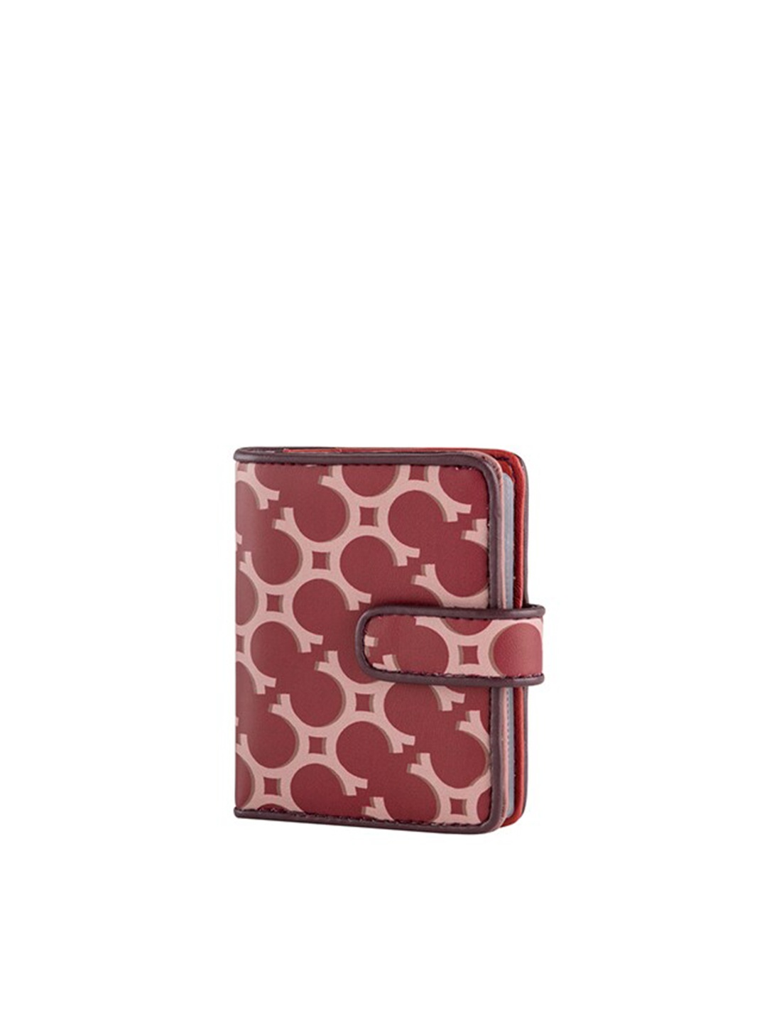 

CARPISA Women Red Geometric Printed Two Fold Wallet