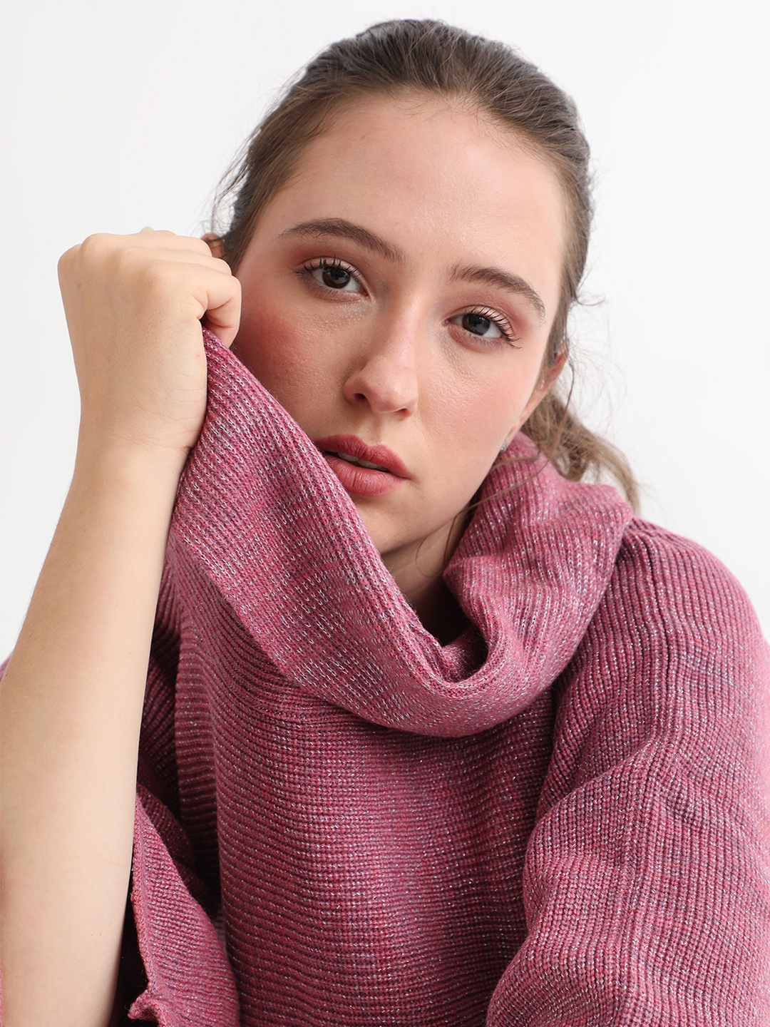 

RAREISM Women Pink Solid Pullover