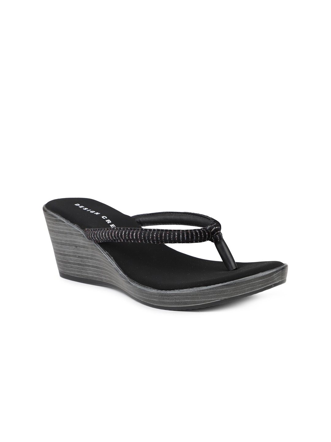 

DESIGN CREW Black Wedge Heels
