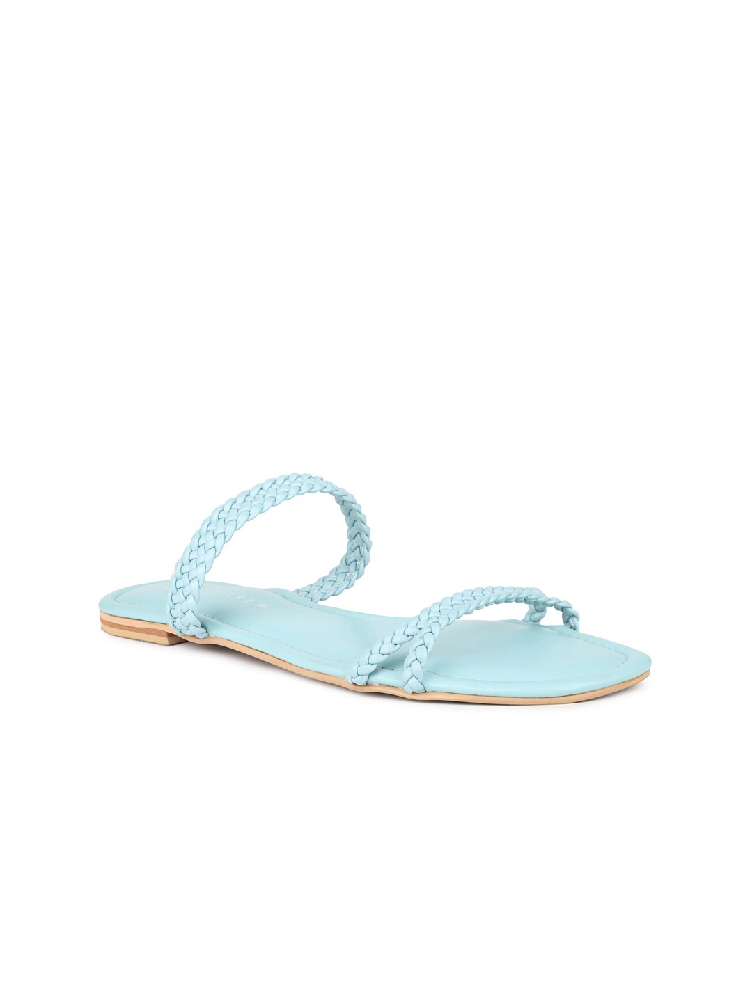 

DESIGN CREW Women Blue Open Toe Flats