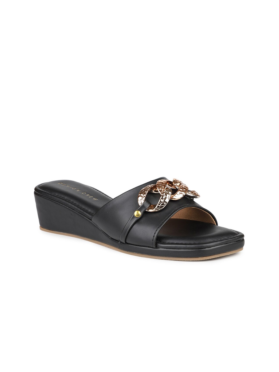 

DESIGN CREW Black Wedge Heels