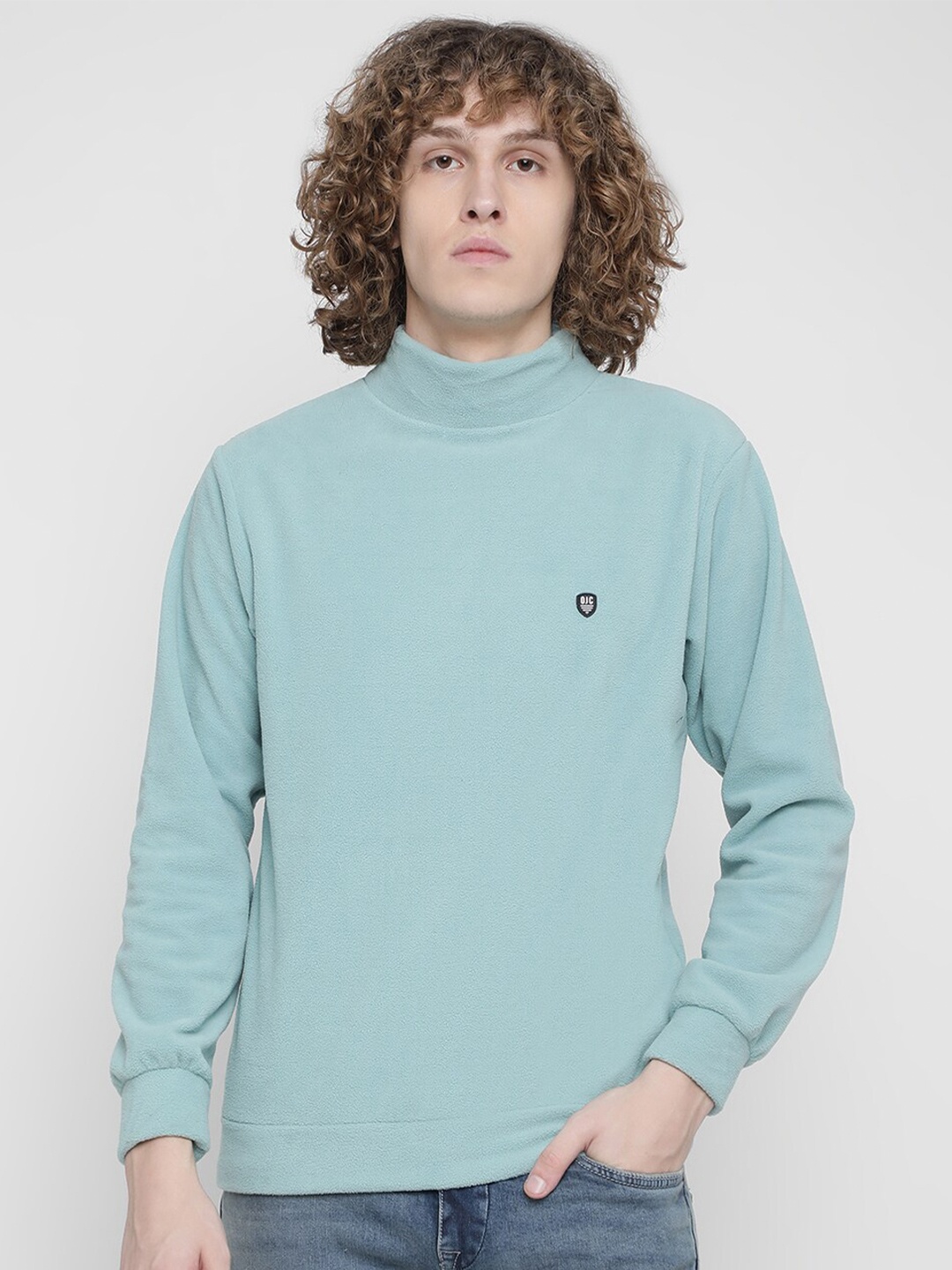 

Octave Men Blue Fleece Sweatshirt