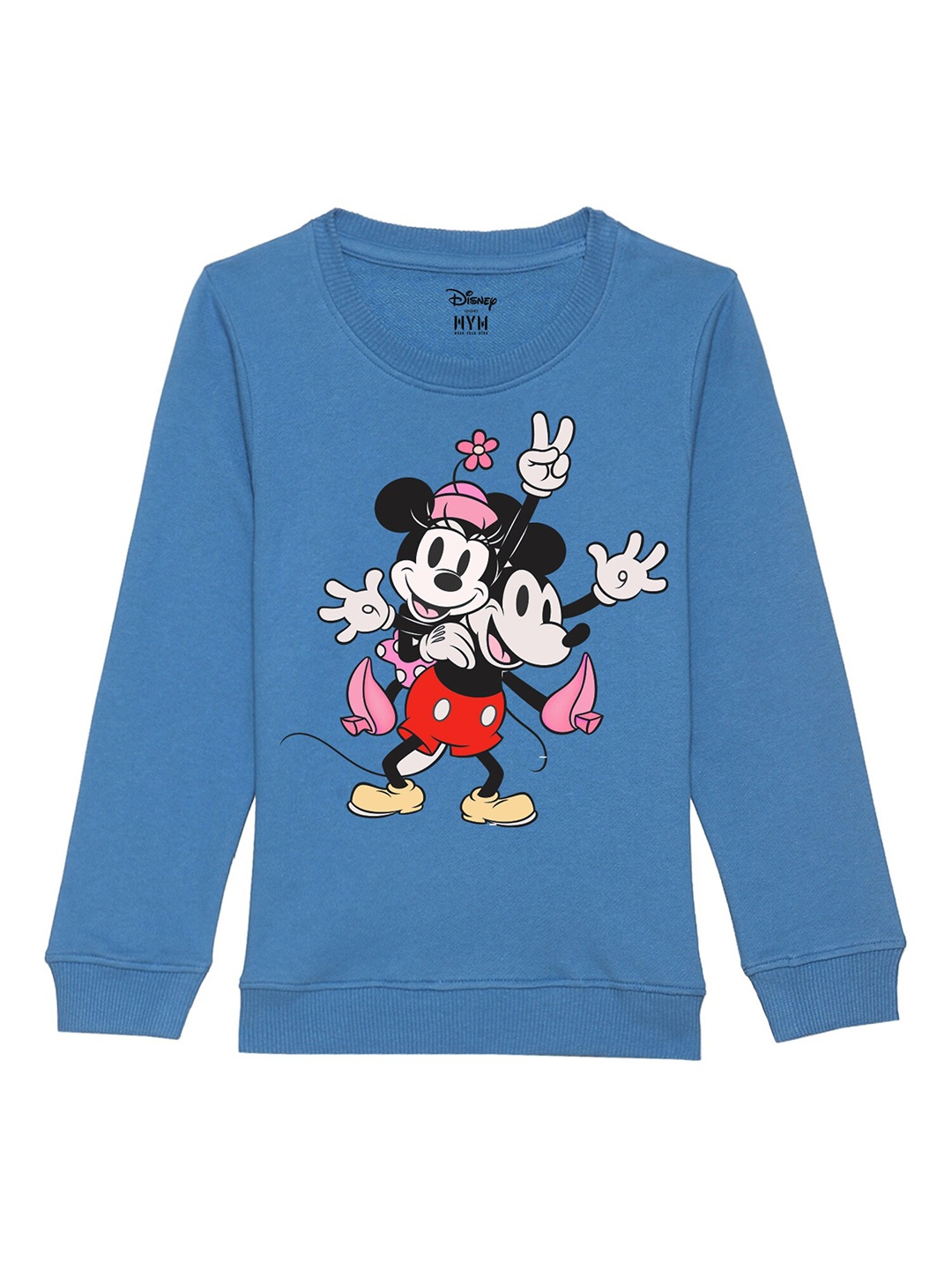 

Disney by Wear Your Mind Kids Blue Printed Sweatshirt