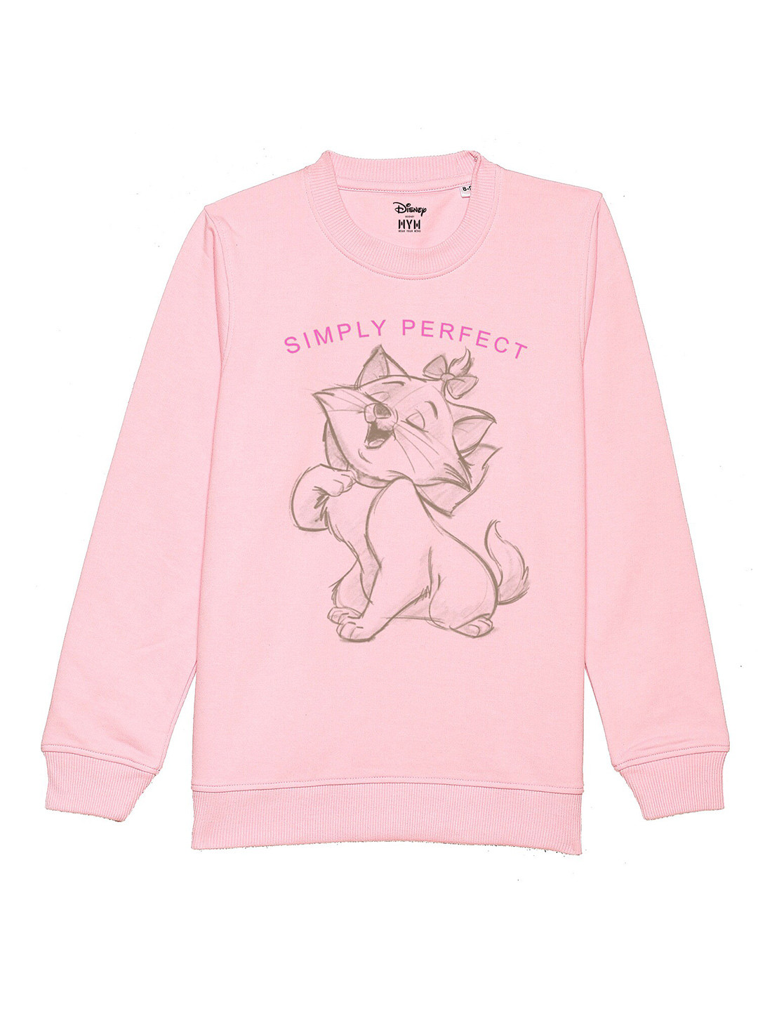 

Disney by Wear Your Mind Girls Pink Printed Sweatshirt