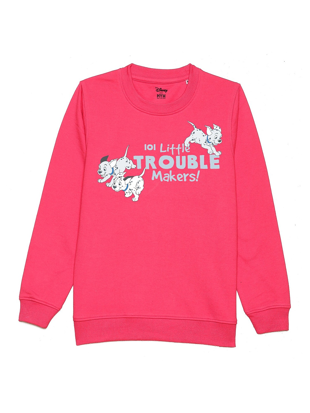 

Disney by Wear Your Mind Kids Pink Printed Sweatshirt