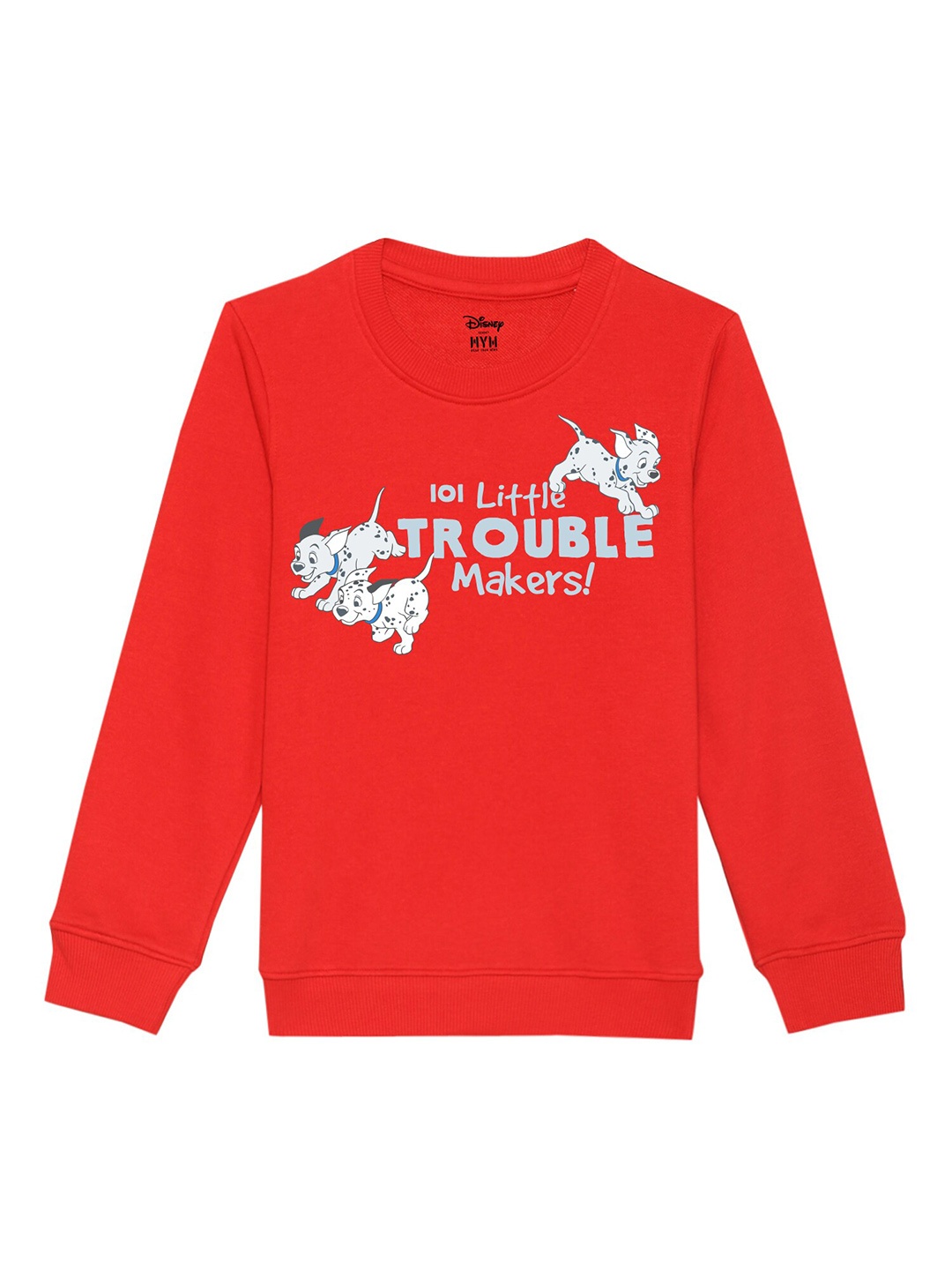 

Disney by Wear Your Mind Kids Red Printed Sweatshirt