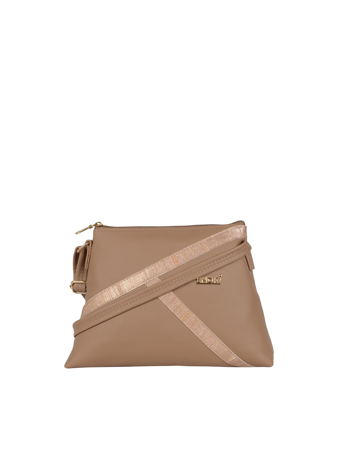 

ENOKI Beige Structured Sling Bag