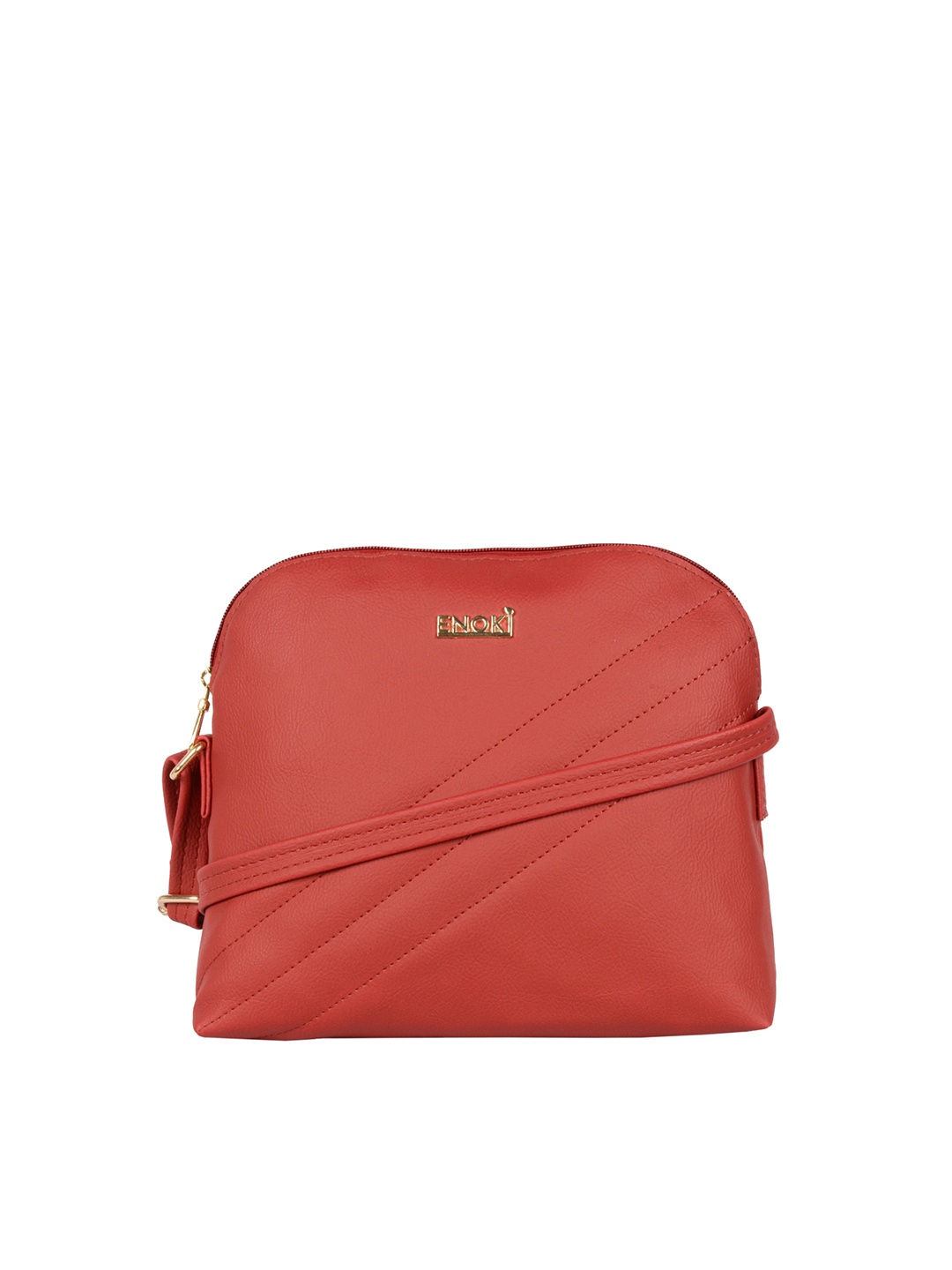 

ENOKI Red Structured Sling Bag