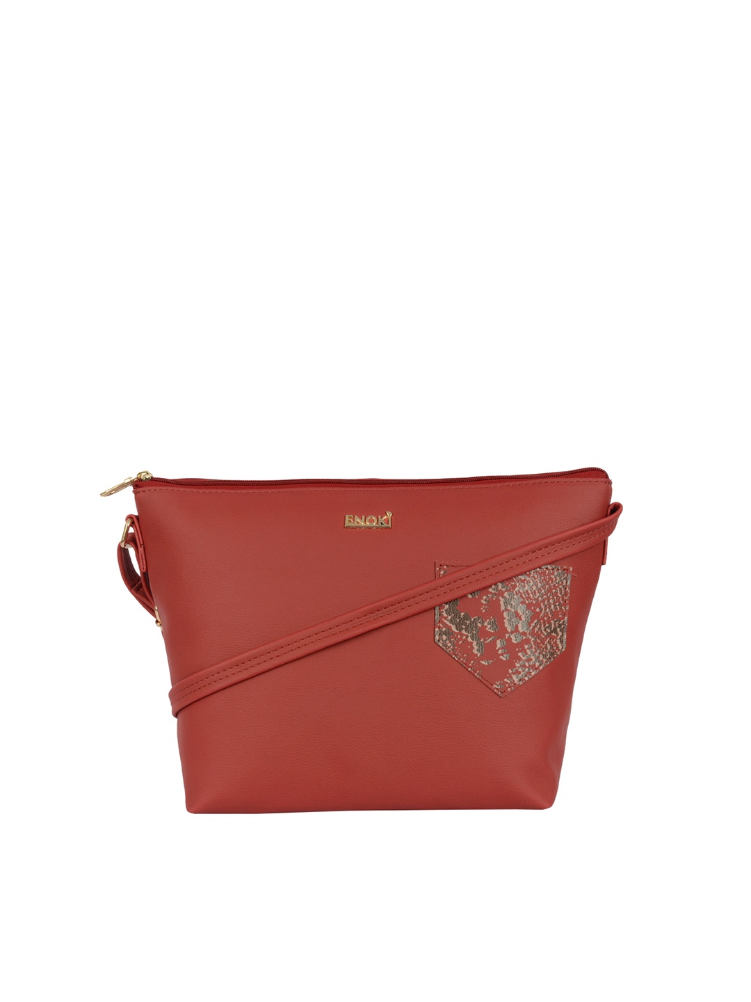 

ENOKI Red Structured Sling Bag