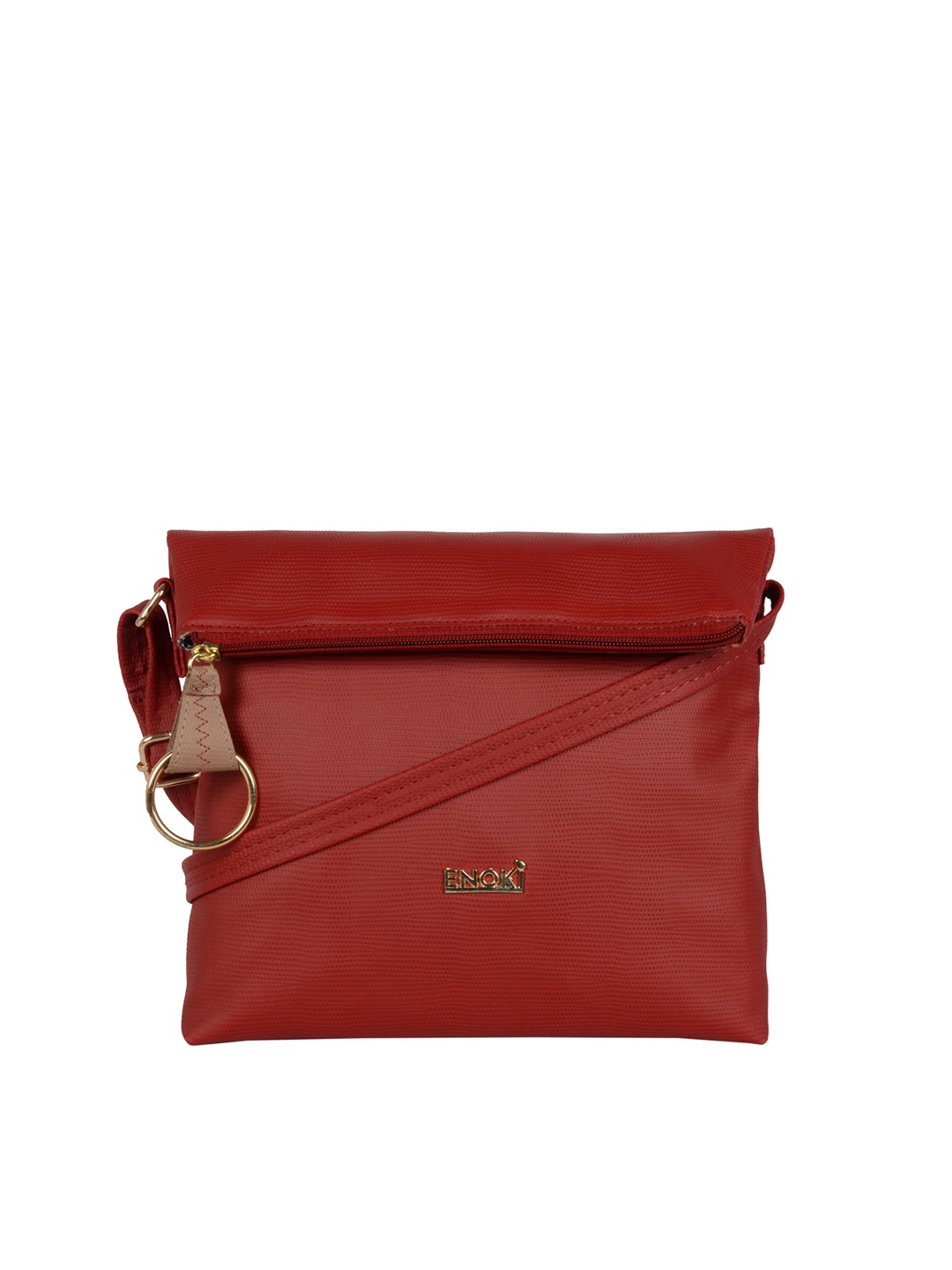 

ENOKI Red Structured Sling Bag