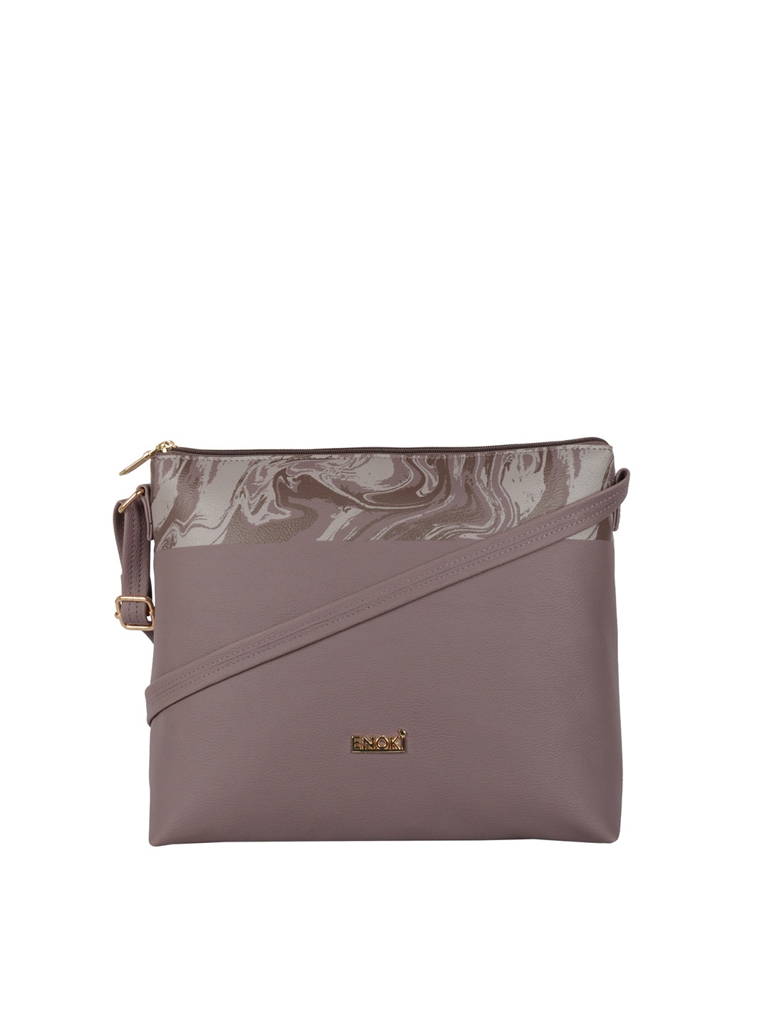 

ENOKI Purple Structured Sling Bag