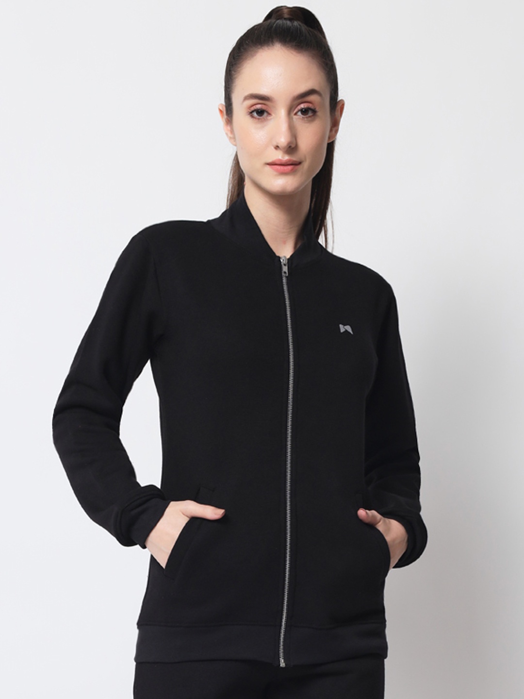 

MUSCLE TORQUE Women Black Fleece Sweatshirt