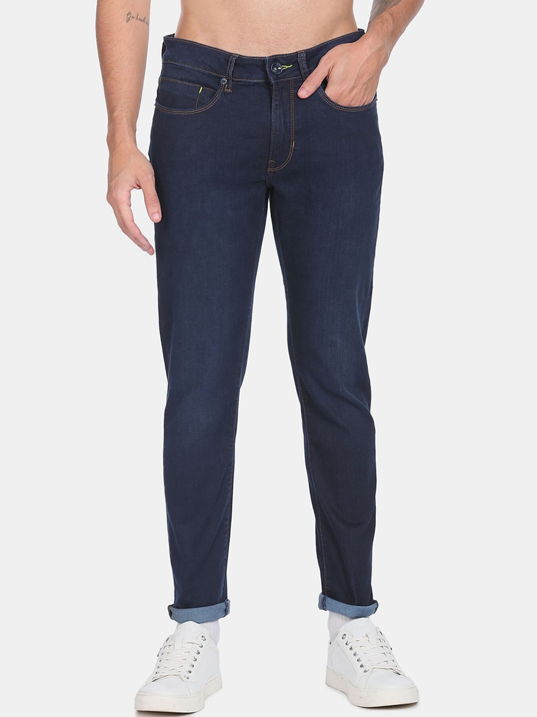 

Flying Machine Men Blue Slim Fit Jeans