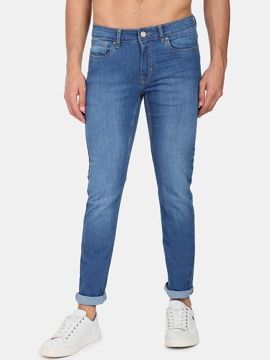 

Flying Machine Men Blue Slim Fit Light Fade Jeans