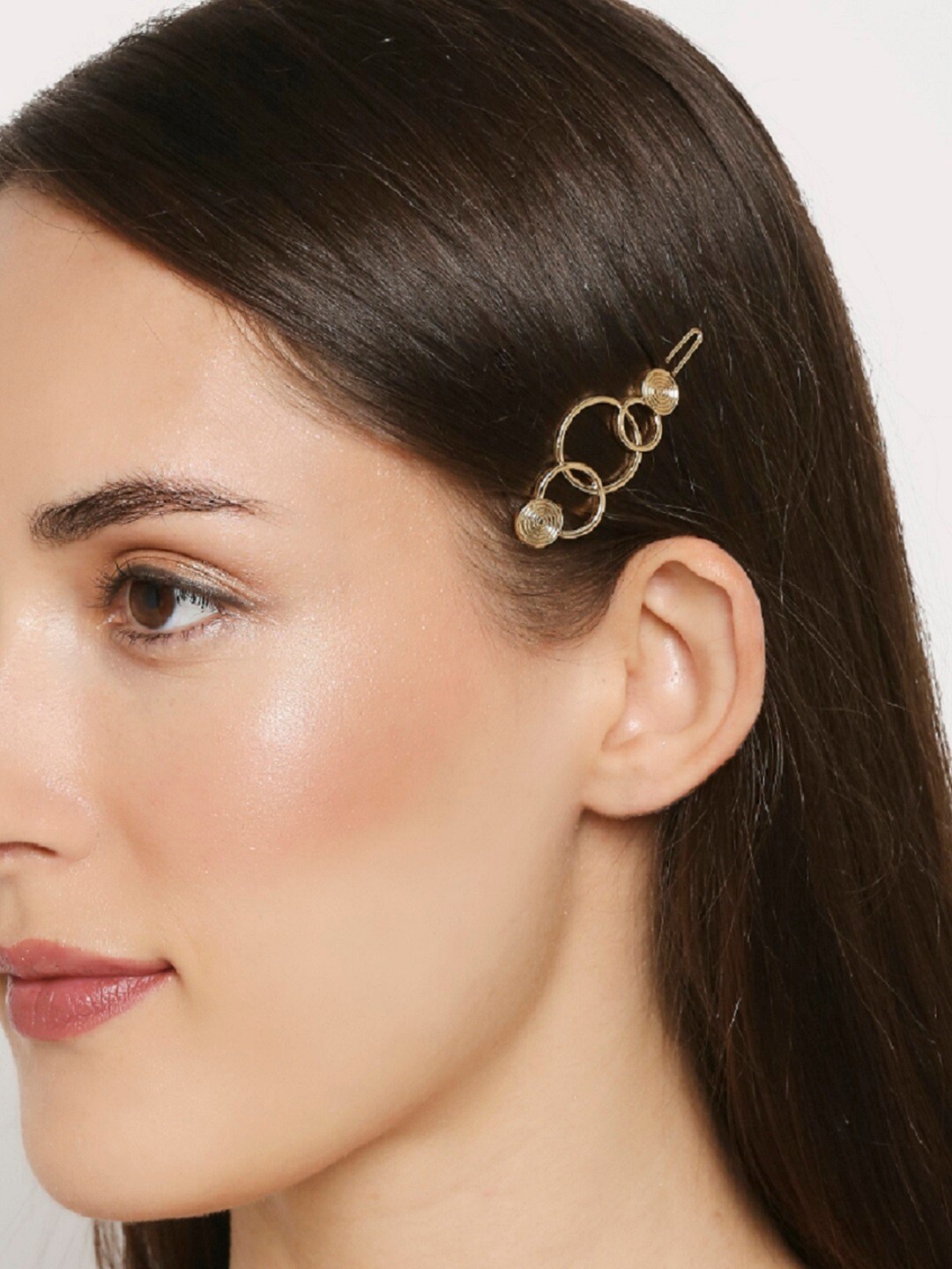 

OOMPH Women Gold-Toned Embellished Bobby Pins