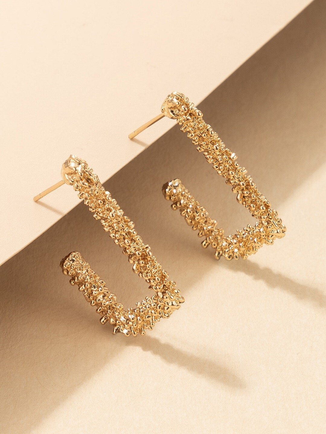 

OOMPH Gold-Toned Quirky Drop Earrings