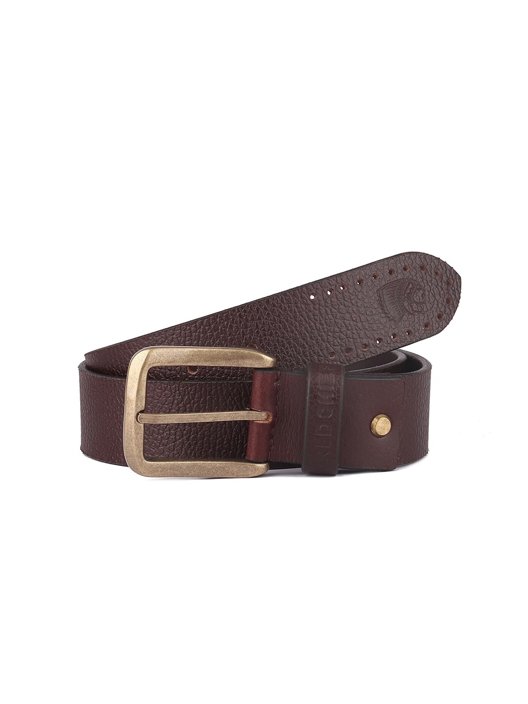 

Red Chief Men Brown Leather Formal Belt