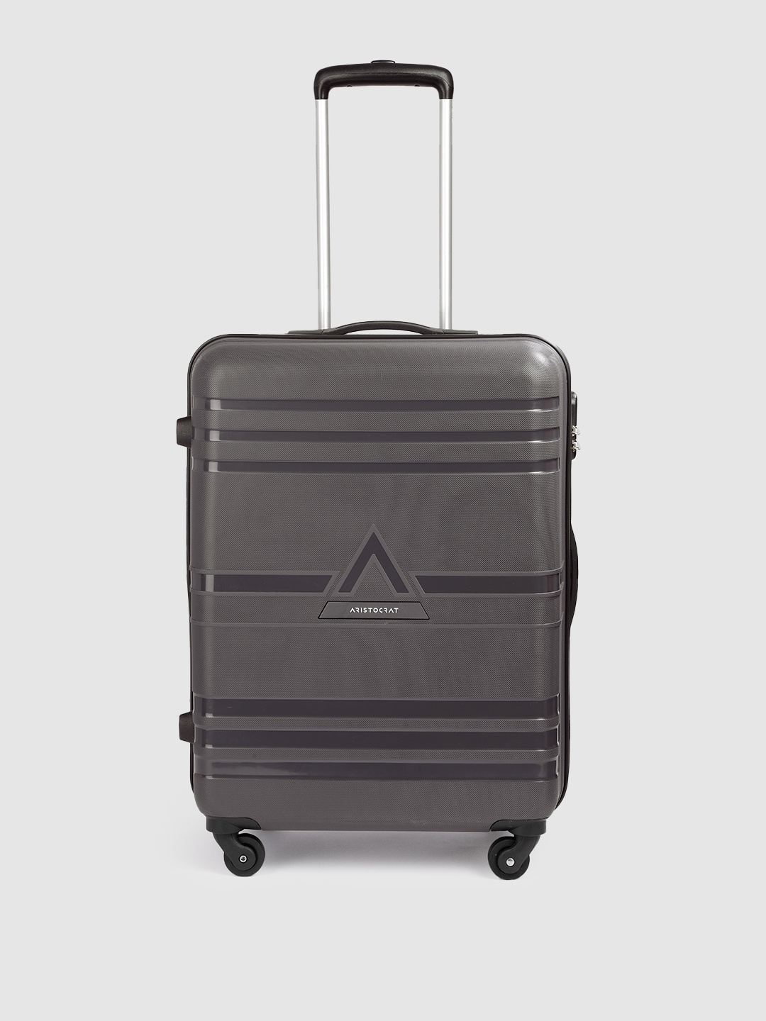 

Aristocrat Hard-Sided Airstop Medium Trolley Suitcase, Grey