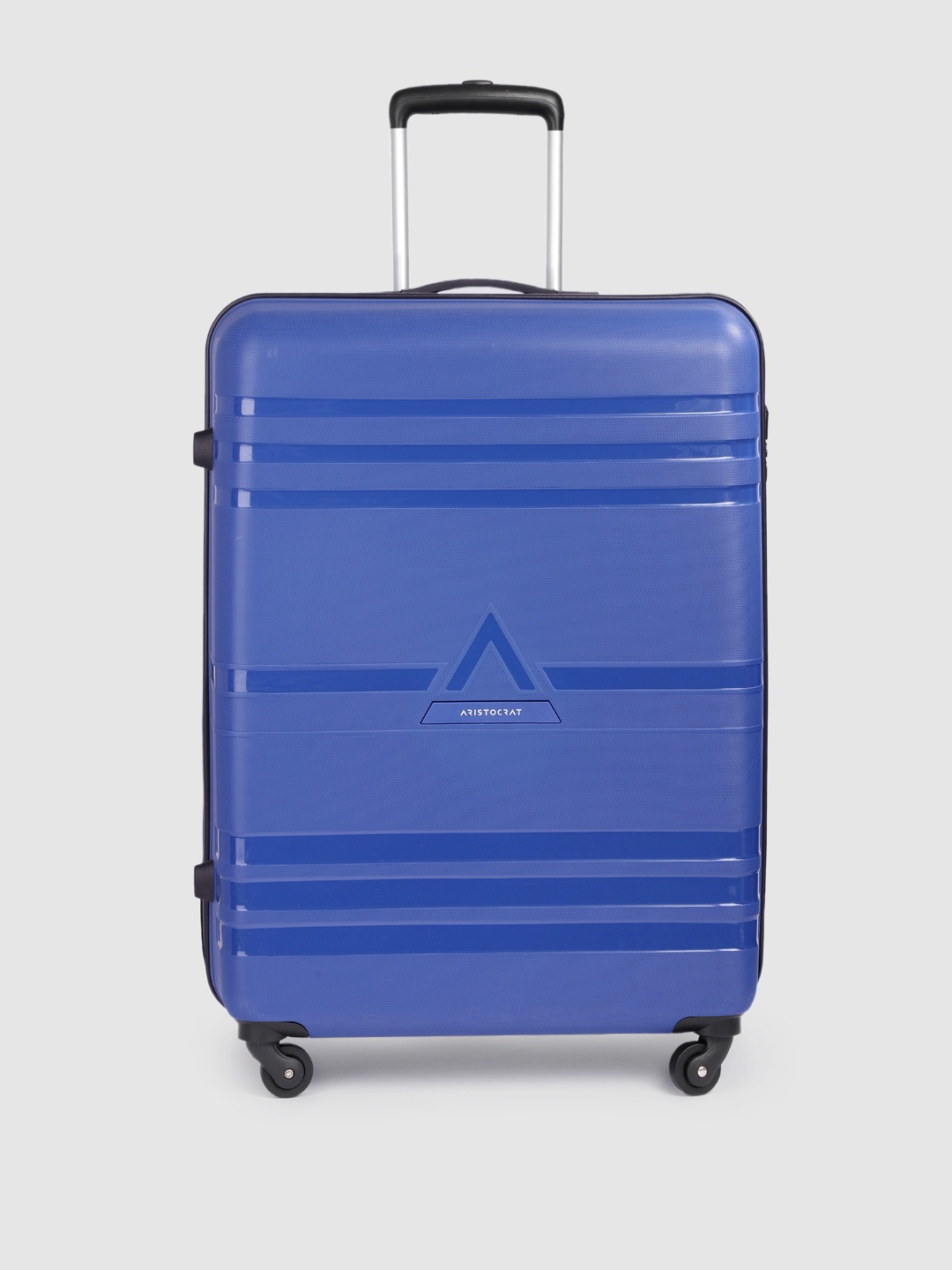 

Aristocrat Textured Hard-Sided Large Trolley Suitcase, Blue