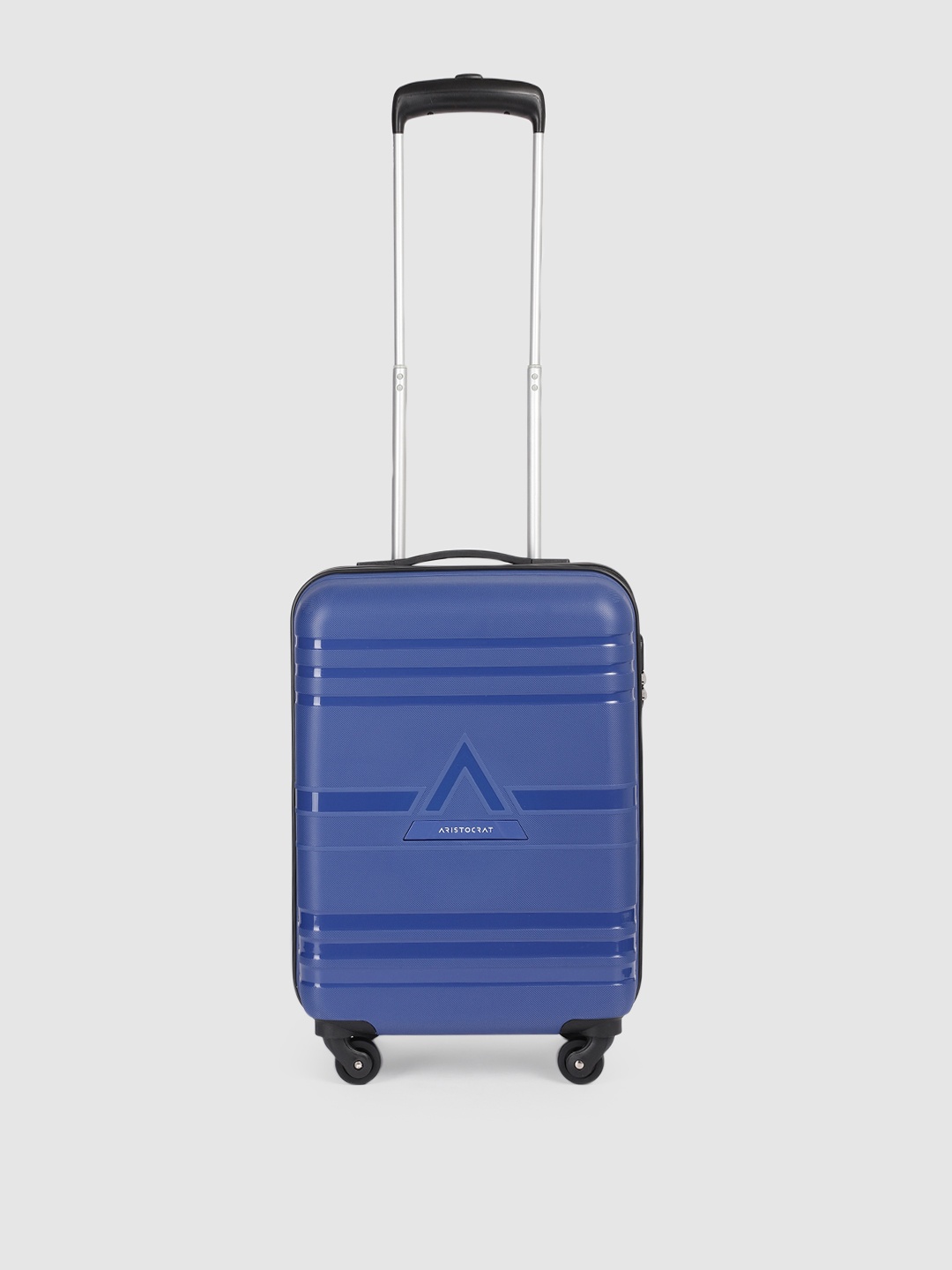 

Aristocrat Textured Airstop Strolly 53 360 Cabin Trolley Bag, Blue