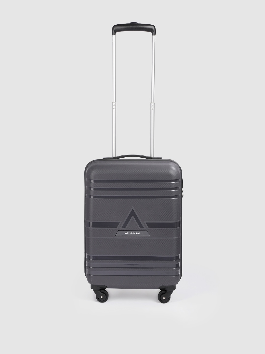 

Aristocrat Hard-Sided Airstop Cabin Trolley Suitcase, Grey