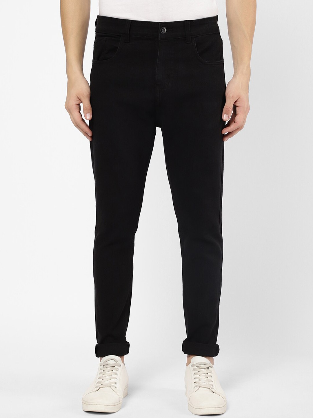 

R&B Men Black Slim Fit Jeans
