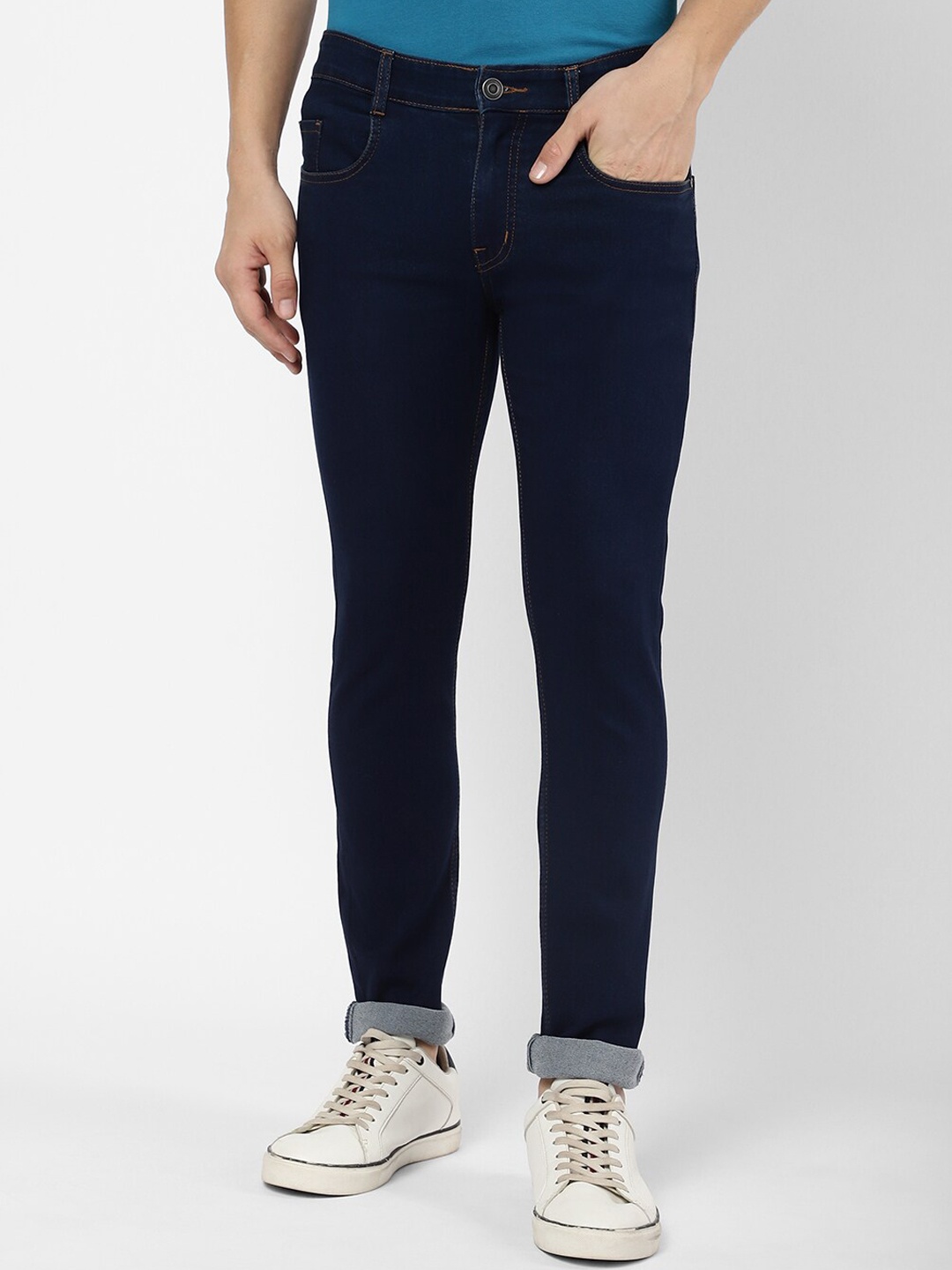 

R&B Men Blue Slim Fit Jeans