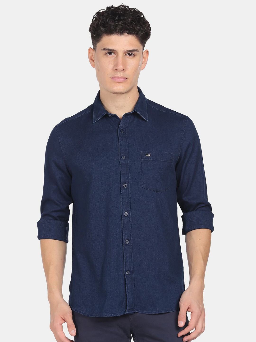 

Arrow Sport Men Slim Fit Casual Shirt, Blue