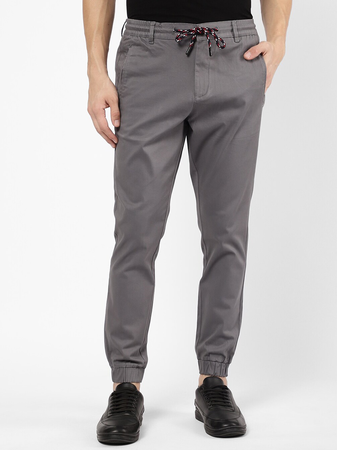 

R&B Men Grey Cotton Joggers