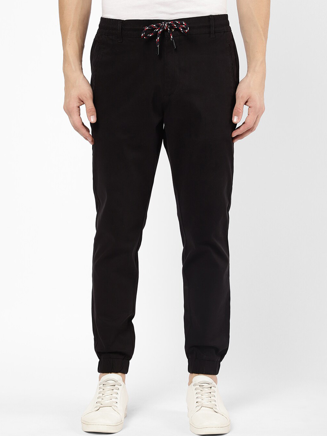 

R&B Men Black Cotton Joggers