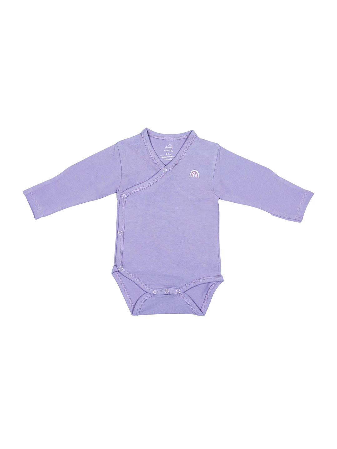 

Masilo Girls Purple Solid Bodysuit