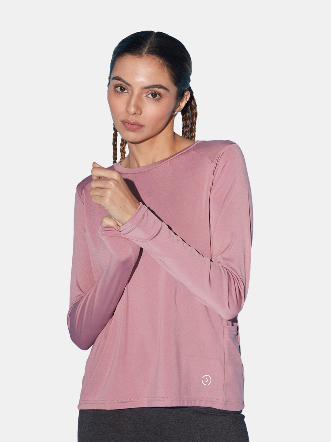 

KICA Women Mauve Oversized T-shirt