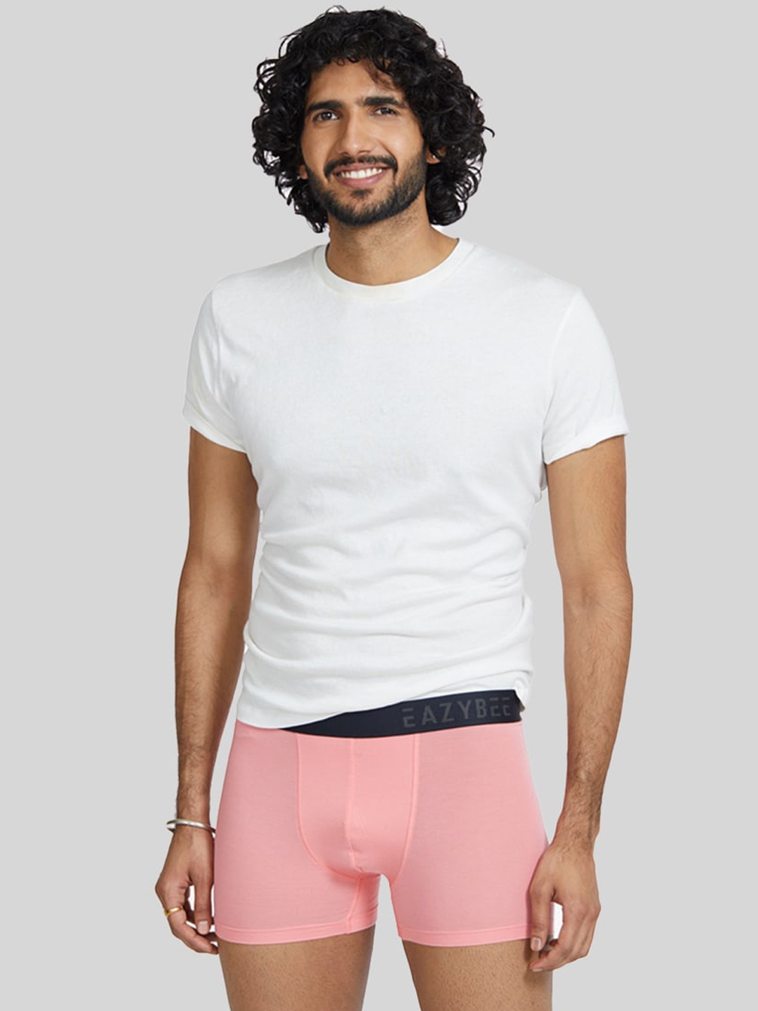 

Eazybee Men Pink Solid Trunk EZT1SR