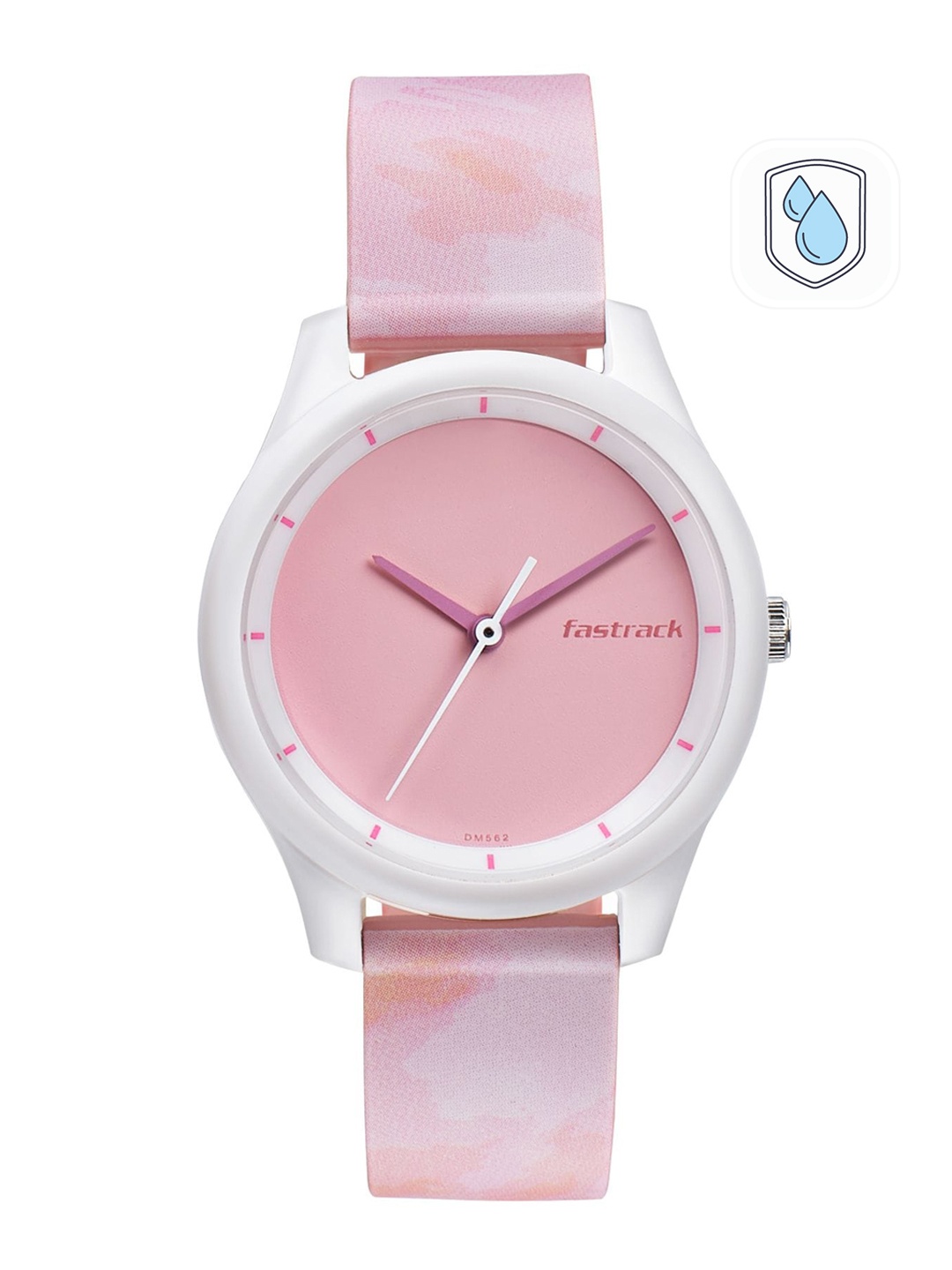 

Fastrack Women Pink Dial & Pink Straps Analogue Watch