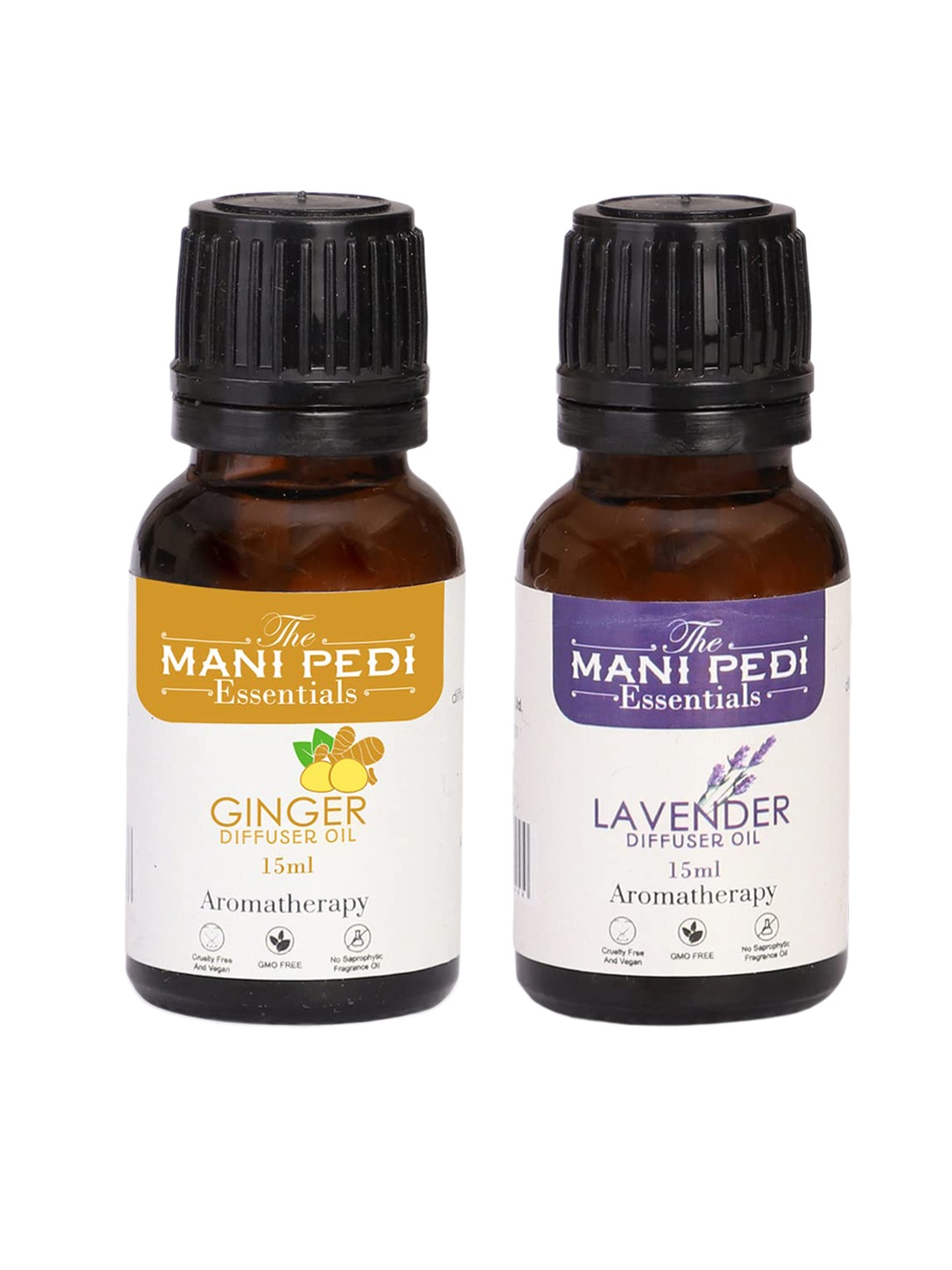 

The Mani Pedi Essentials Set Of 2 Grey Aroma Oil Diffusers 15 ml