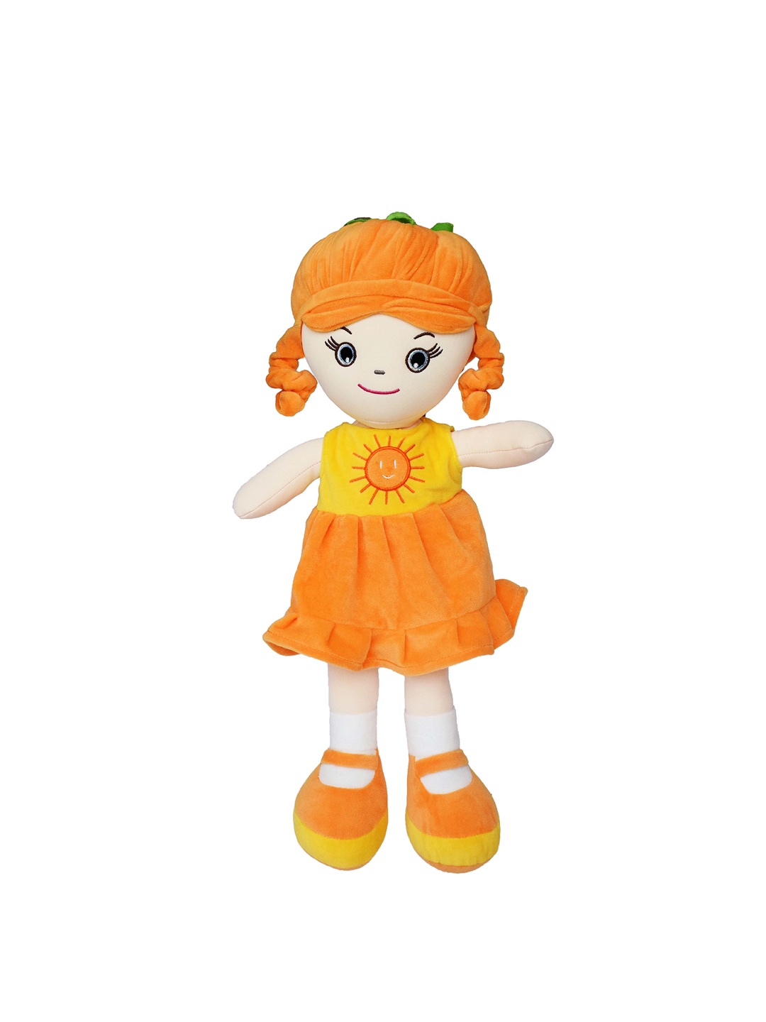 

Mirada Kids Orange Colored Solid Doll Soft Toy