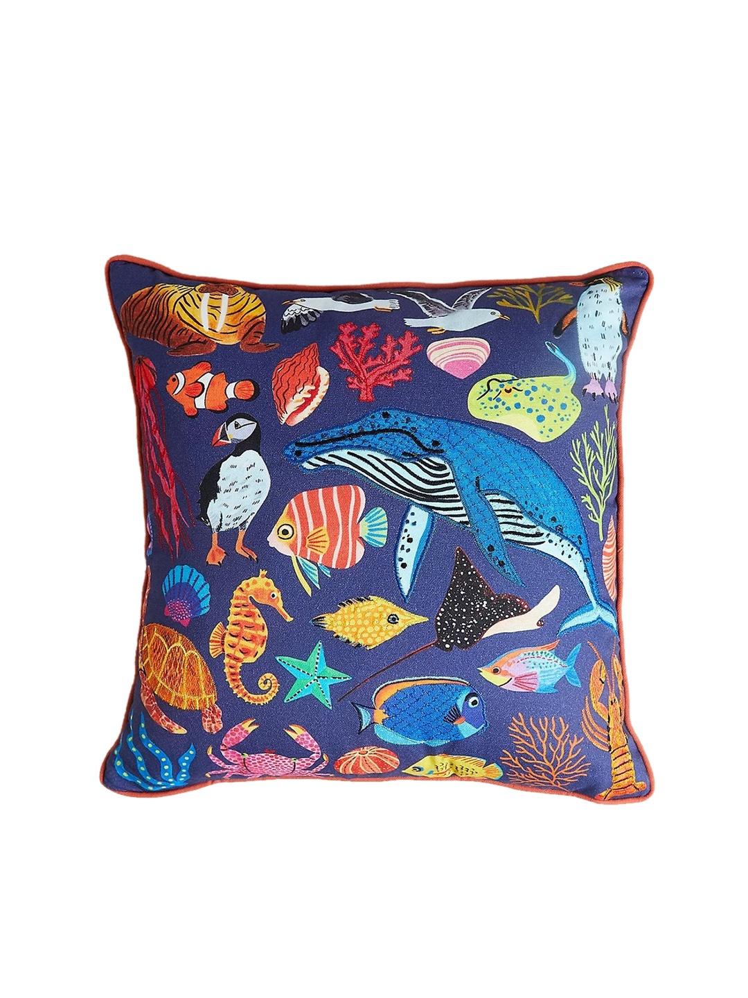 

Marks & Spencer Blue & Orange Coloured Under the Sea Printed Pre-Filled Cushions