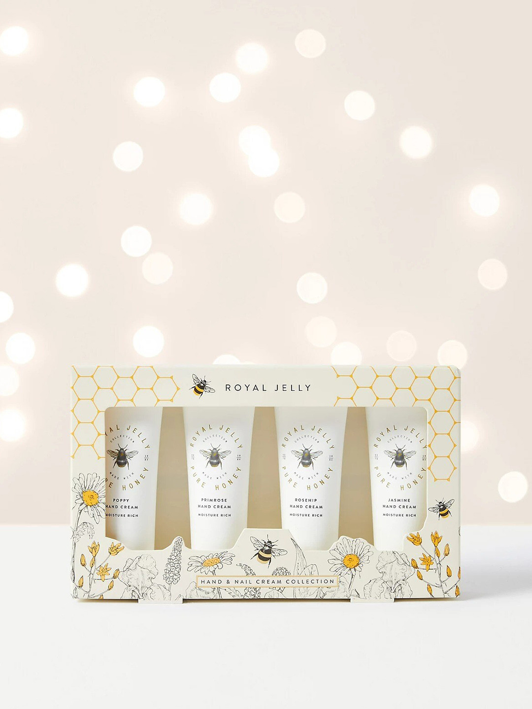 

Marks & Spencer Set of 4 Royal Jelly Pure Honey Hand & Nail Cream Collection, White