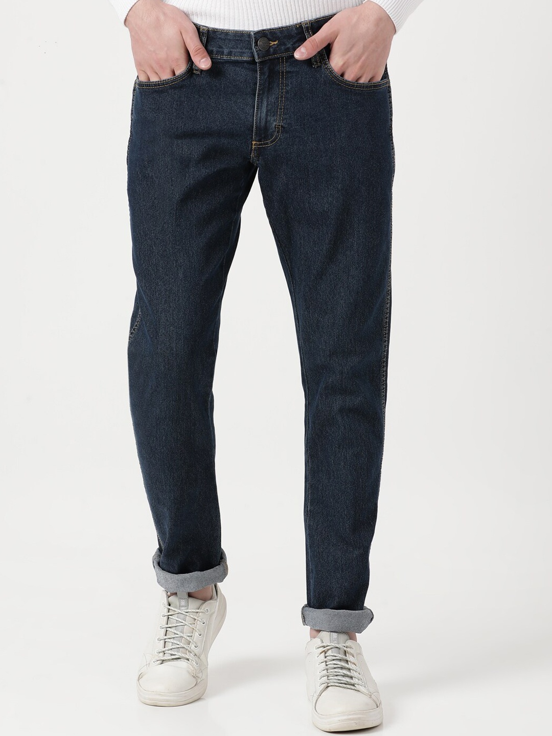 

Wrangler Men Blue Vegas Skinny Fit Low-Rise Stretchable Jeans
