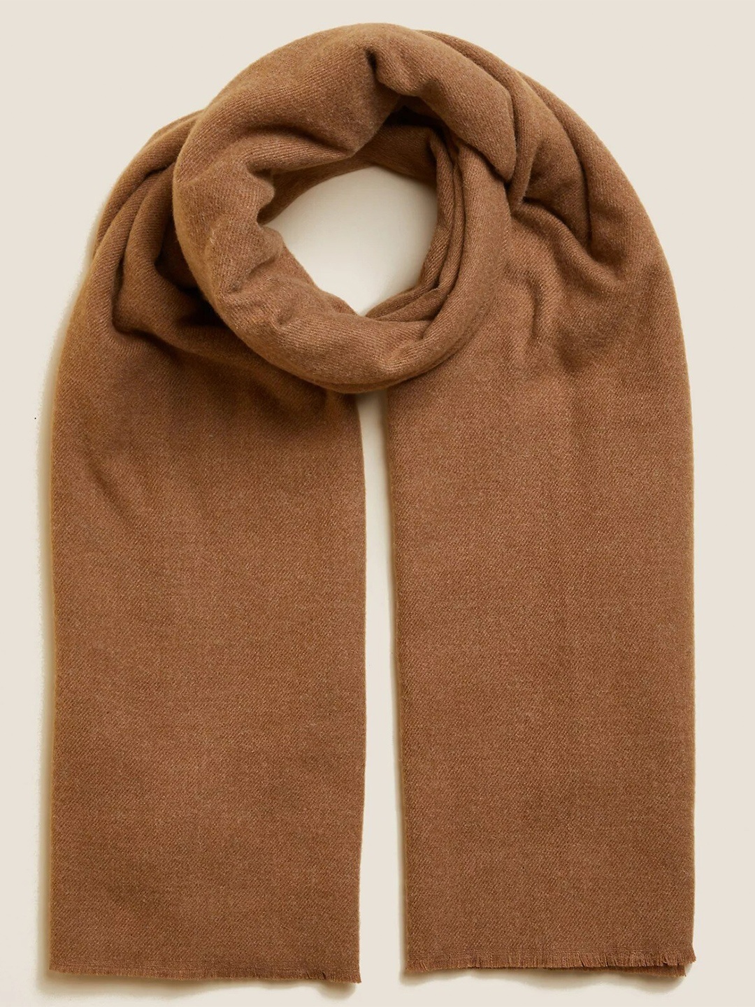 

Marks & Spencer Women Camel Brown Blanket Scarf