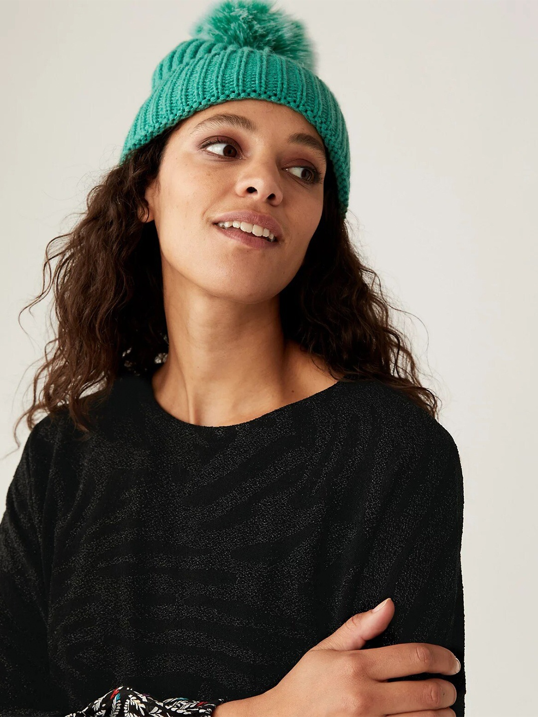 

Marks & Spencer Women Black Top