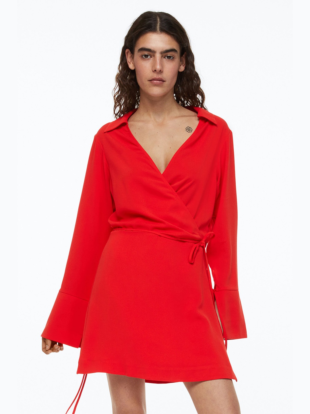 

H&M Woman Red Wrap Dress