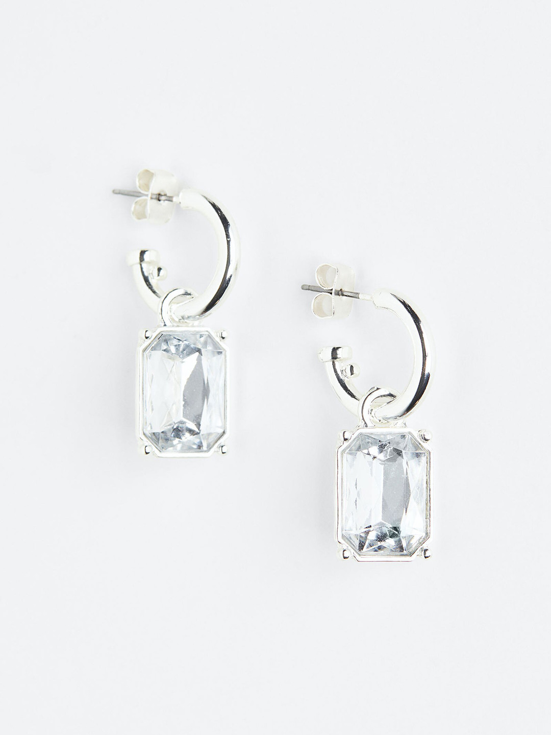 

H&M Women Silver Pendant Earrings