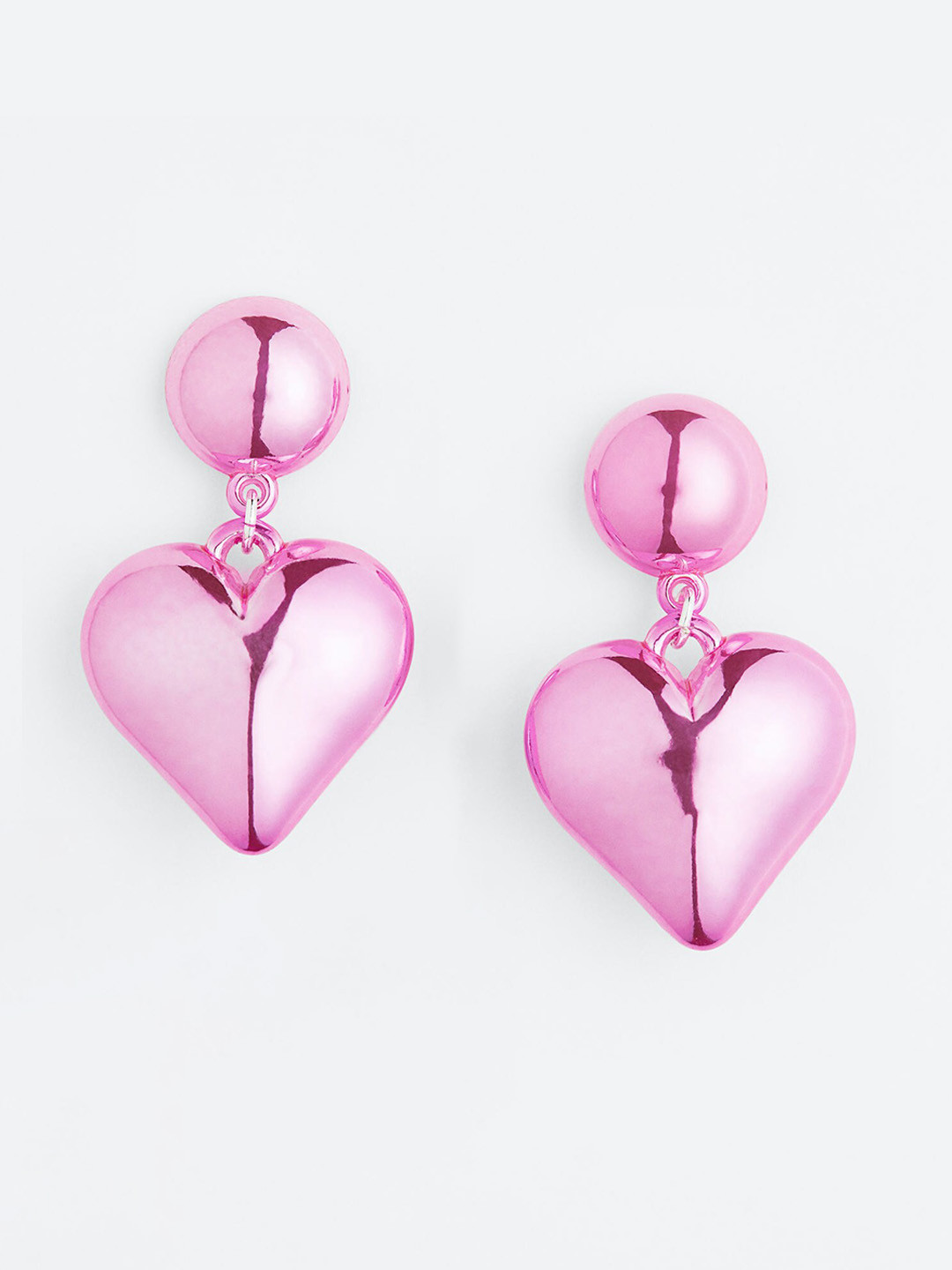 

H&M Pendant Earrings, Pink