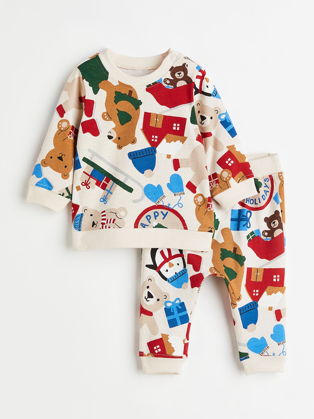 

H&M Boys 2-Piece Heavy Jersey Set, Multi