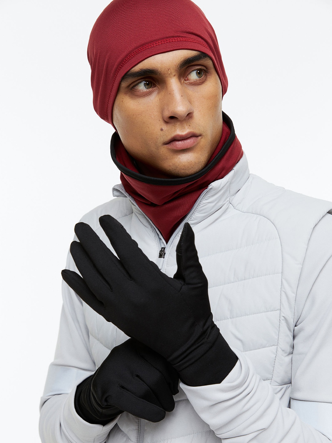 

H&M Men Black Sports Set