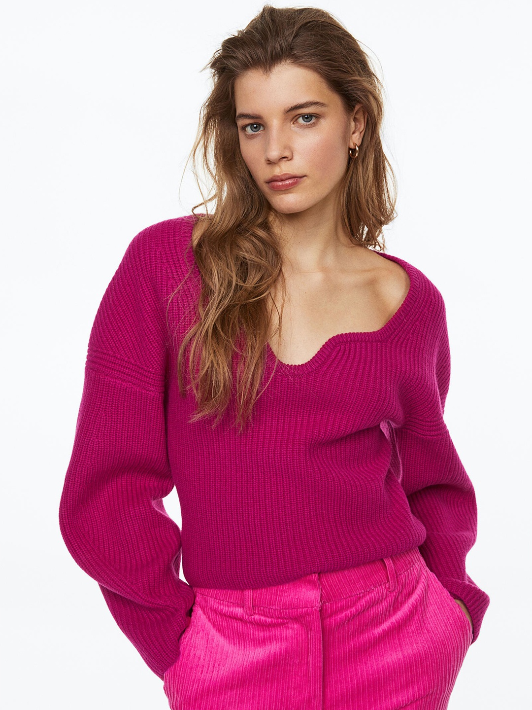 

H&M Women Pink Pullover