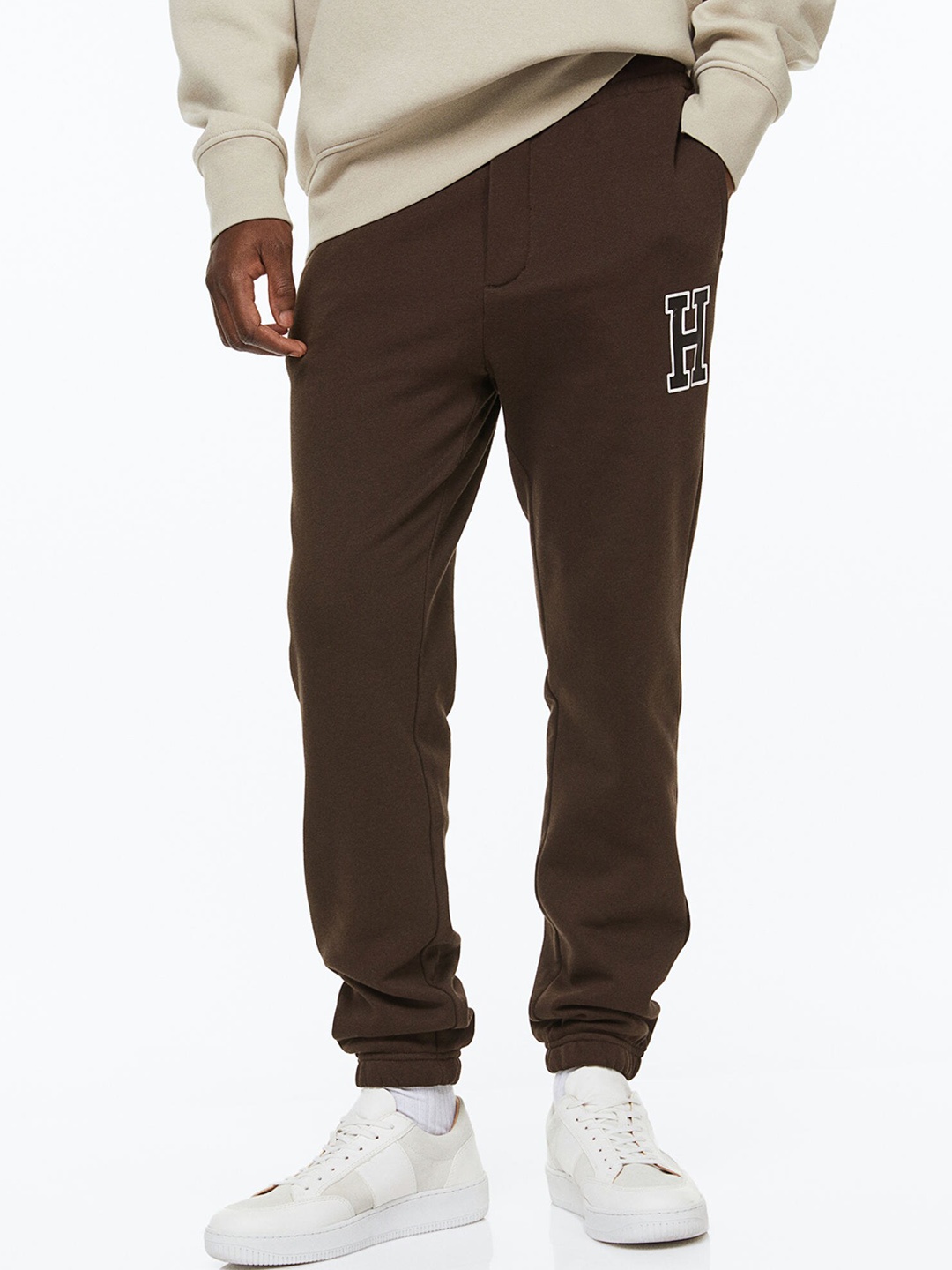 

H&M Men Brown Slim Fit Joggers