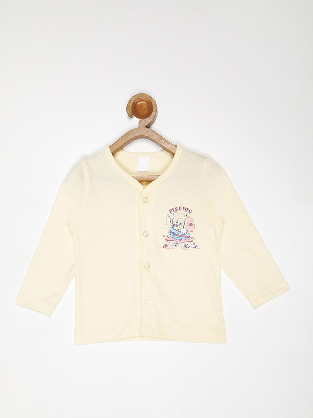 

V2 Value & Variety Boys Yellow Graphic Printed Cotton Sweatshirt