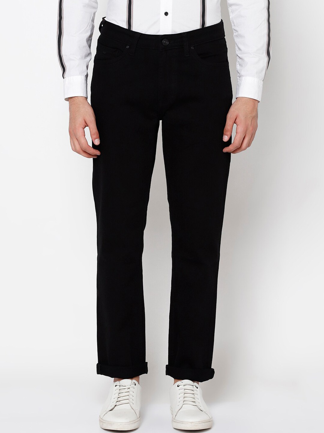 

Blackberrys Men Black Slim Fit Low-Rise Jeans